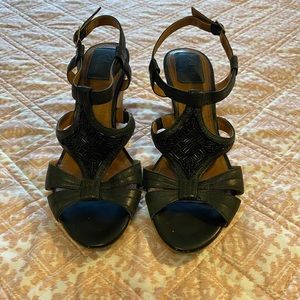 Clarks wedge sandals size 7.5